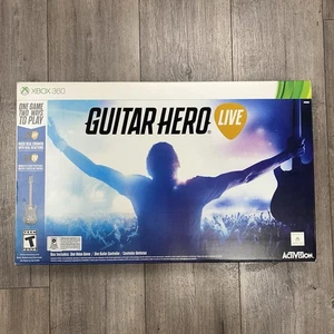 Guitar Hero Live Guitar Bundle (Microsoft Xbox 360, 2015) Complete Used Once - Picture 1 of 24