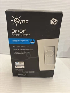 GE Cync Smart Dimmer + Motion Sensing Light Switch Wi-Fi Alexa Google Open Box - Picture 1 of 7