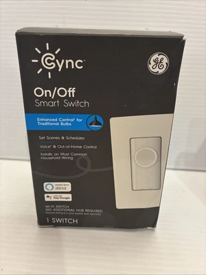 GE Cync Smart Dimmer + Motion Sensing Light Switch Wi-Fi Alexa Google Open Box - Image 1 of 4