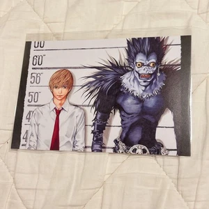 Postal Death Note Light Yagami y Ryuk Anime Manga Kira Coleccionable - Imagen 1 de 1