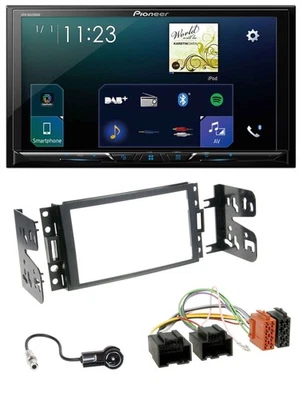 Pioneer MP3 Bluetooth USB 2DIN DAB Autoradio für Chevrolet Corvette Uplander 05- - Bild 1 von 4