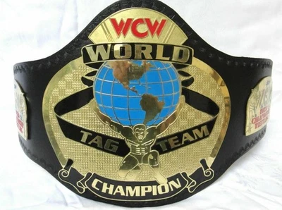 Cinturón Título Campeonato Mundial de Lucha Peso Pesado WCW en Parejas Foto 1 de 2