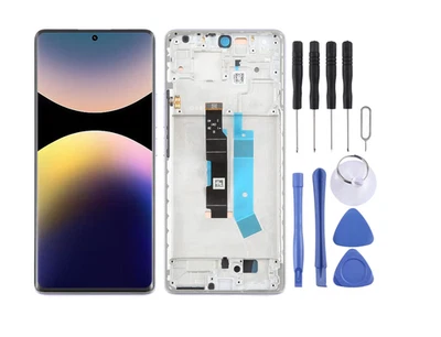 LCD Display Screen Touch Digitizer Purple Frame For Xiaomi Redmi Note 14 Pro 4G - Image 1 of 4