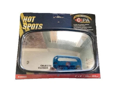 Cipa Clamp-on Outside Convex Rear View Mirror Reduce Blind Spots Either Side - Image 1 of 4