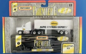 1996 Matchbox Convoys Premiere MIDAS 1991 FORD AEROMAX SEMI TRAILER BOX TRUCK - Picture 1 of 8