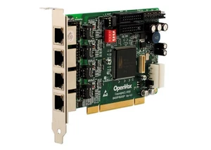 Tarjeta PCI OpenVox B400P BRI ISDN 4 puertos S0 VoIP Askozia Asterisk Elastix Trixbox - Imagen 1 de 1