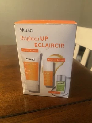 NUEVO Murad Brighten UP ECLAIR 3 PIEZAS Juego de Cuidado Facial de la Piel Nuevo en Caja Foto 1 de 4