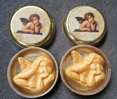 2 Stück Engel Seife In Blechdose Kappus - Bild 1 von 3
