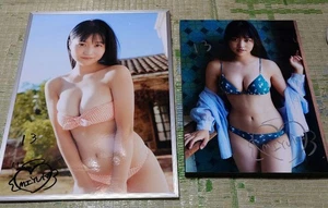 Minami Miyuka Autographed Acrylic Framed Poster Photo Panel Set Of 2 - Picture 1 of 3