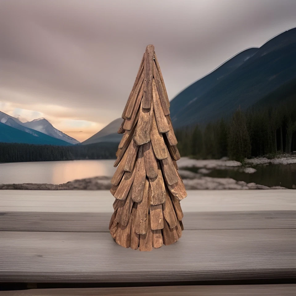 Driftwood Tree 18.5” Tall 8” Diameter Base - For Christmas Or Everyday - Image 1 of 4