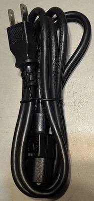 AC Charger Cable Black 3 Prong AC Power Cord Cable for Electronics, 300v - Image 1 of 4