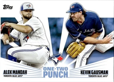 Kevin Gausman/Alek Manoah 2023 Topps One Two Punch #12P9 Toronto Blue Jays 27574 - Image 1 of 2
