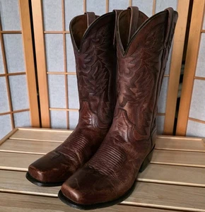 Dan Post Cowboy-/Westernstiefel eckige Zehenpartie Leder 9 - Bild 1 von 16