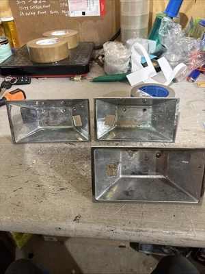 1977-92 Cadillac Brougham DeVille Fleetwood Interior Door Handle Bezels RWD OEM - Image 1 of 4