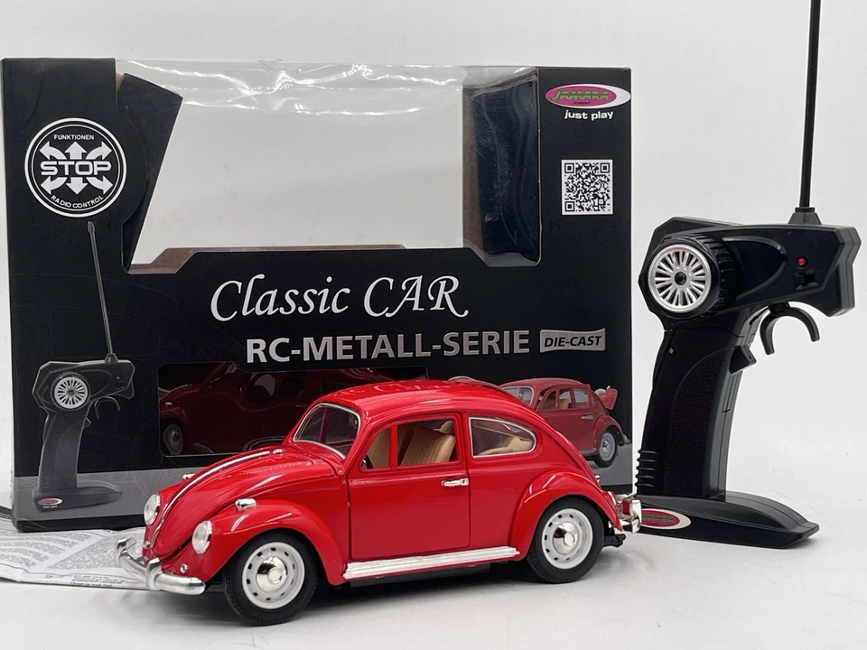 VW Maggiolino 1:18  RC **IN METALLO!** 23cm RTR - Immagine 1 di 4