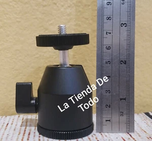TESTA A SFERA FOTOCAMERA PER TREPPIEDE 1/4 MASCHIO SUPERIORE E INFERIORE ADATTA PER YT-40 LEGGI  - Foto 1 di 7