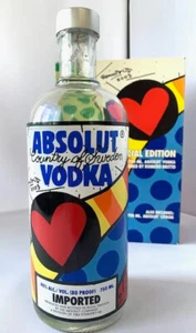 ABSOLUT VODKA ROMERO BRITTO EMPTY + BOX EMPTY BOTTLE 750 ML 2003 - Picture 1 of 10