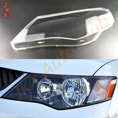 Left Side Headlight Lens Headlamp Cover e For Mitsubishi Outlander 2006-2009 - Image 1 of 4