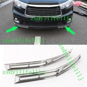 2x For Toyota Highlander 2014 2015 2016 Front Bumper Left Right Corner ABS Frame - Picture 1 of 1
