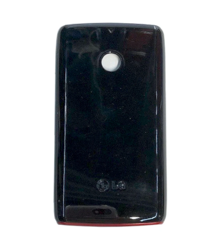GENUINA LG Cookie Lite T300 CUBIERTA BATERÍA Puerta NEGRO/ROJO Teléfono Celular Panel Trasero Foto 1 de 1