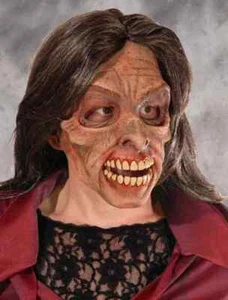 Mrs. Living Dead Mask Zombie Woman Girl Fancy Dress Halloween Costume Accessory - Picture 1 of 1