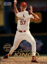 1998 Fleer Tradition St. Louis Cardinals Baseball Card #36 Curtis King RC