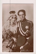 Vintage Postcard King Leopold III & Queen Astrid of Belgium
