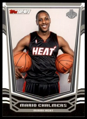 2008-09 Topps Tipoff Red Mario Chalmers Miami Heat #142 - Image 1 of 2