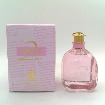 Rumeur 2 Rose by Lanvin EDP Spray Perfume for Women 3.3 oz / 100 mL New In Box - Image 1 of 2