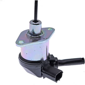 Solenoide de parada de combustible 12V para JCB VIBROMAX VM VMT260 - Imagen 1 de 7