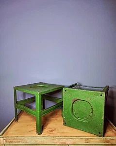 Coppia Di Sgabelli Industriali Industrial Vintage Arredo - Foto 1 di 7