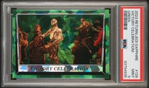 VICTORY CELEBRATION * PSA 9 * 2023 TOPPS SAPPHIRE GREEN /60 STAR WARS JEDI #126 - Picture 1 of 2