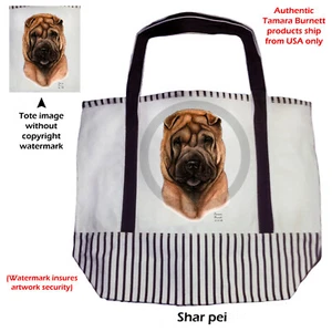 Canvas Tote - Shar Pei - Picture 1 of 1