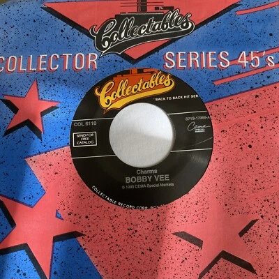 Bobby Vee 45 Charms / Please Don't Ask About Barbara NEW reissue unplayed vinyl - Image 1 of 3