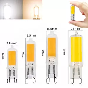 Mini G9 COB LED Light Bulbs 220V 7W-15W Glass Replaced 70W Halogen White Lamps - Picture 1 of 11
