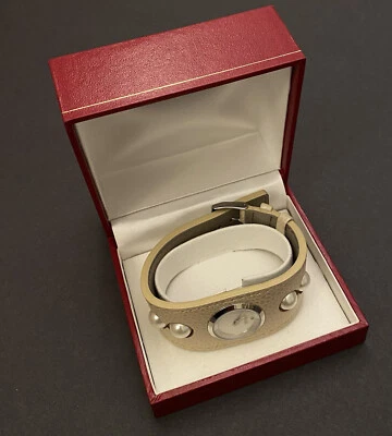 Reloj Pulsera Damas MISAKI Correa Cuero Beige Cuarzo/Nuevo Sin Caja Original Foto 1 de 4