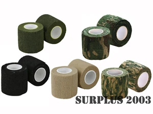 Kombat Army Tactical Military Stealth Sniper Tape Gun Wrap Self Cling Reusable - Picture 1 of 9
