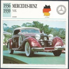 EDITO-SERVICE S A 1991 CLASSIC CARS-1936-1939-MERCEDES-BENZ 540K