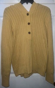 Yellow Hoodie Sweater Women - Picture 1 of 3