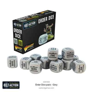 Bolt Action: Order Dice Pack Grey (12) Warlord Games 402616009 - Picture 1 of 4