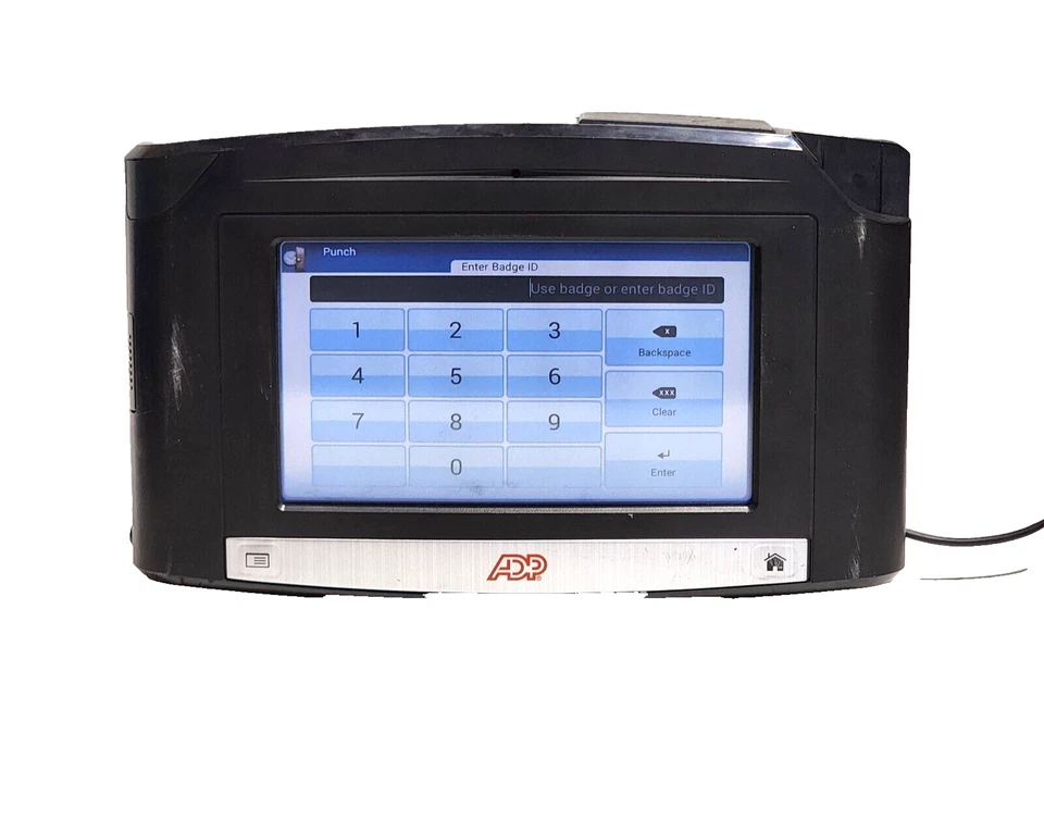 KRONOS ADP INTOUCH 9000 TIME CLOCK 8609000-428 - Image 1 of 4