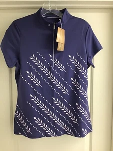 NANCY LOPEZ WOMEN'S GOLF SHIRT, PURPLE/PINK, MEDIUM - Picture 1 of 3