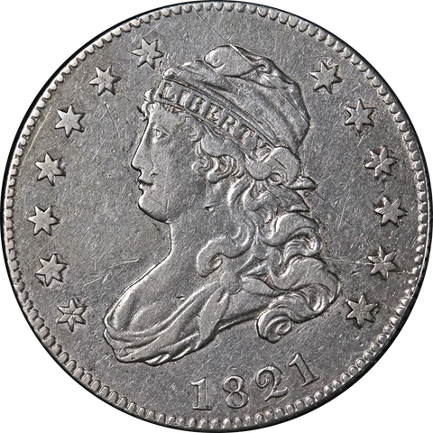 1821 Bust Quarter Choice XF Details Nice Eye Appeal Nice Strike Cover
