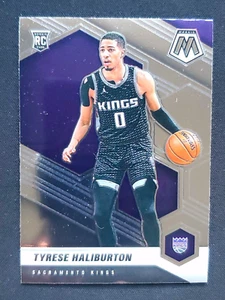 Tyrese Haliburton 2020-21 Panini Mosaic Base Rookie Card #204 Kings SP RC - Imagen 1 de 2