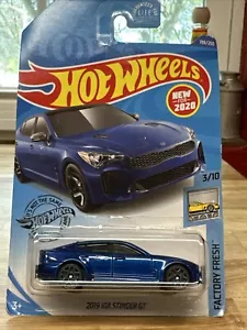 Hot Wheels 2019 Kia Stinger Gt, Blue - Picture 1 of 6