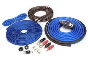 KnuKonceptz Complete TRUE 4 Gauge Kolossus Oxygen Free Copper Amp Kit OFC AWG - Picture 1 of 6