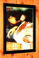 Wipeout Amiga Sega Saturn PS1 Vintage Small Promo Poster / Ad Page Framed