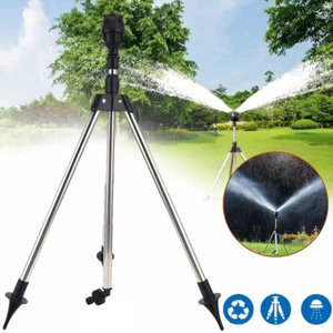 Regner mit Stativ, Rasensprenger 360° Gartensprenger, Teleskop Stativsprinkler - Bild 1 von 12