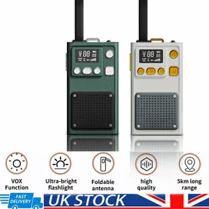 Walkie Talkie Long Range Two Way Radio Scrambler Multi-Band Transceiver Portable - Picture 1 of 23