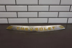 2004-2006 Chevy SSR OEM Satin Nose Trim Emblem W/Yellow Letters - Picture 1 of 16